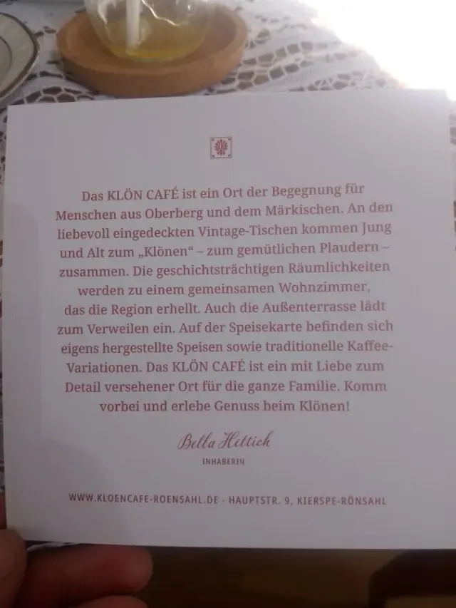BookNoFees: Restoranas – Klön Café Rönsahl – Kierspe – „Klön Café Rönsahl“, nuotrauka 2