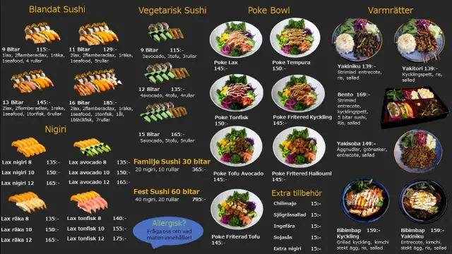 BookNoFees: Užkandžių baras – Minari Sushi – Stockholm – „Mining Sushi“, nuotrauka 3