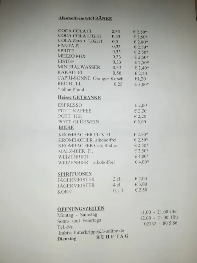 BookNoFees: Restoranas – Futterkrippe – Kreuztal – Pašaro lovelis, nuotrauka 3
