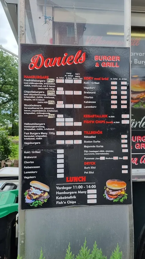 BookNoFees: Užkandžių baras – Daniels Burger & Grill – Stockholm – „Daniels Burger & Grill“, nuotrauka 3