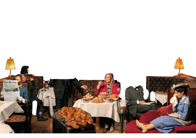 BookNoFees: Kavinė – Café Landtmann – Vienna – „Café Landtmann“, nuotrauka 3
