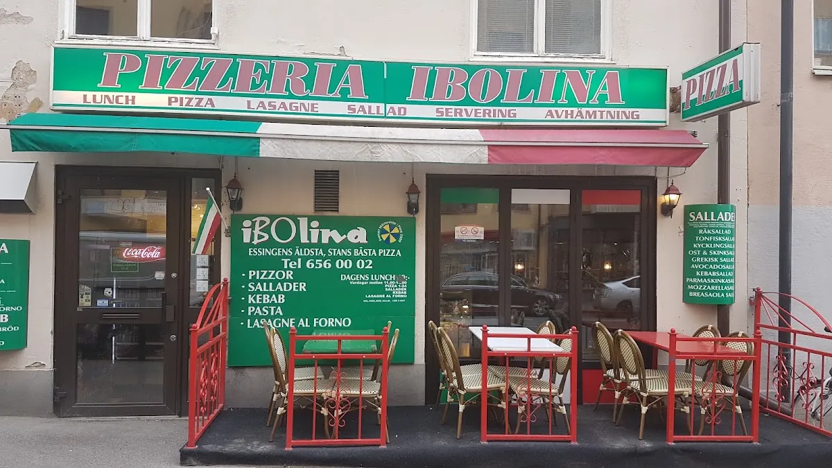BookNoFees: Užkandžių baras – Pizzeria Lilla Essingen – Stockholm – Pizzerija „Lilla Essingen“, nuotrauka 1