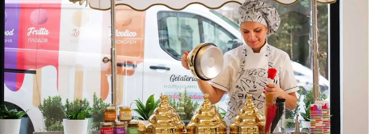 BookNoFees: Ledai – Gelateria Diana – Sofia – „Diana“ ledainė, nuotrauka 1