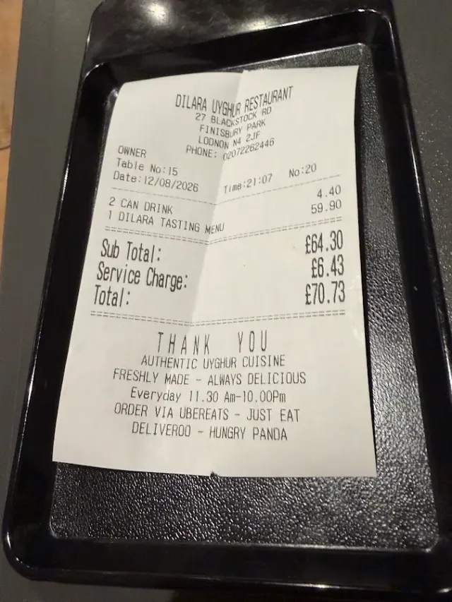 BookNoFees: Restoranas – Dilara Uyghur Restaurant – London – „Dilara Uyghur“ restoranas, nuotrauka 2