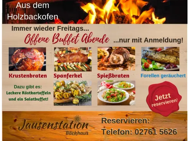 BookNoFees: Restoranas – Jausenstation Restaurant Backhaus Café – Drolshagen – „Jausenstation“ restoranas „Backhaus“ kavinė, nuotrauka 2