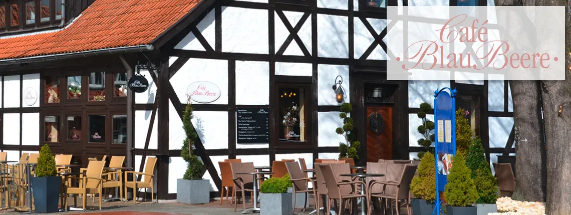 BookNoFees: Kavinė – Café Blaubeere – Bad Sassendorf – Kavinė „Blaubeere“, nuotrauka 1