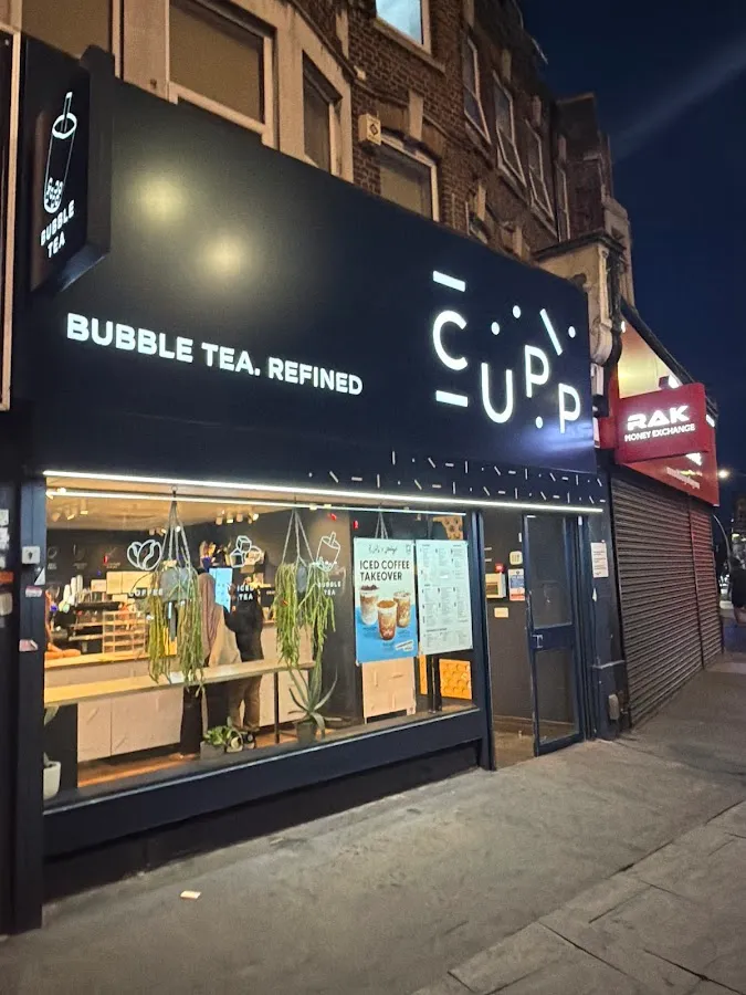 BookNoFees: Kavinė – Cupp Bubble Tea – London – „Cupp“ burbulinis arbata, nuotrauka 1