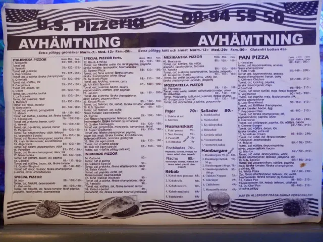 BookNoFees: Užkandžių baras – U.S. Pizza – Stockholm – „U.S. Pizza“, nuotrauka 2