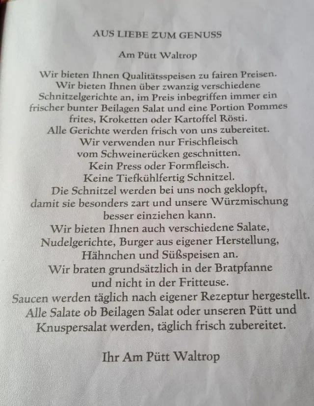 BookNoFees: Restoranas – Am Pütt – Waltrop – Mano šulinys, nuotrauka 3
