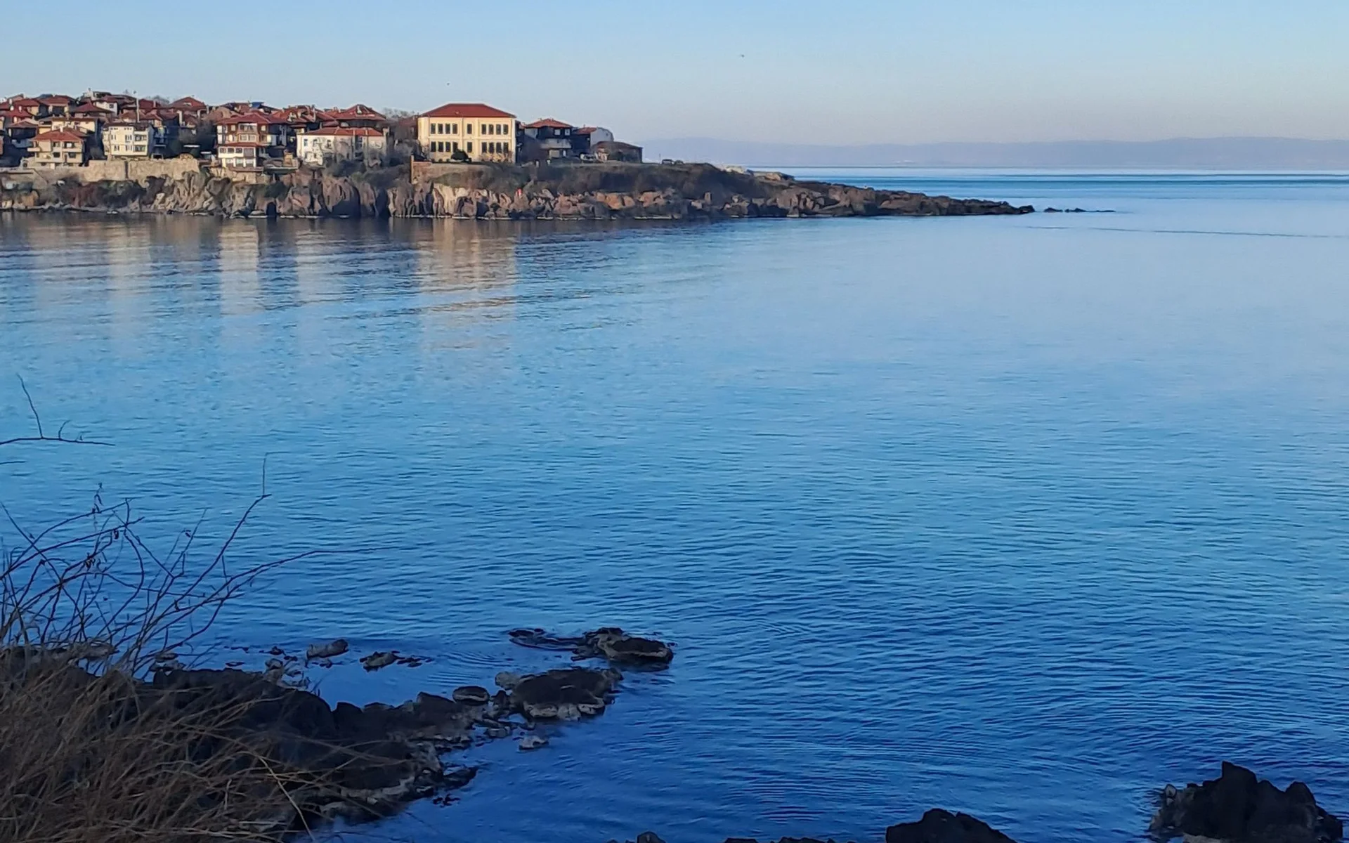 Sozopolio pakrantė prie Juodosios jūros